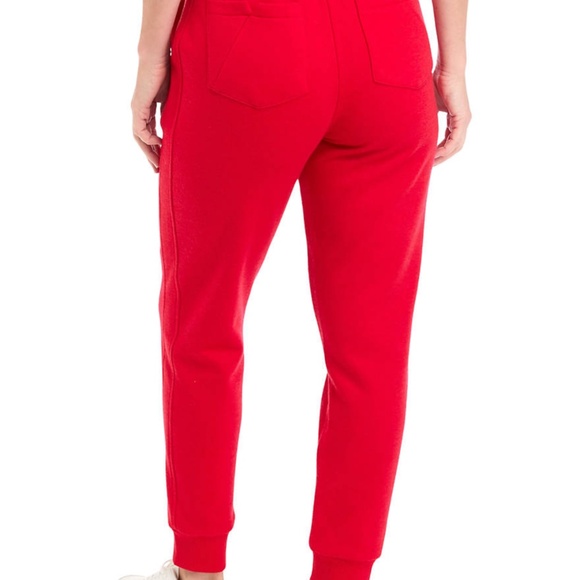 NEW with tags! Women’s Crown and Ivy red joggers, XL - Picture 2 of 2